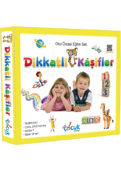 Dikkatli Kâşifler Okul Öncesi Eğitim Seti 3-4 Yaş fiyatları