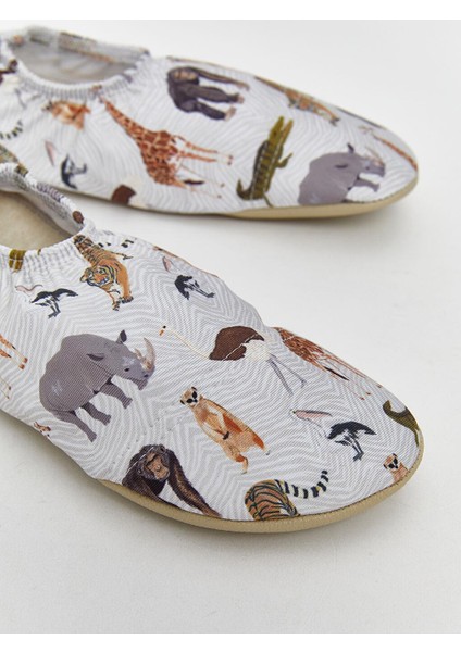 Hayvan Baskılı Kız Çocuk Deniz Ayakkabısı (S5) modelleri