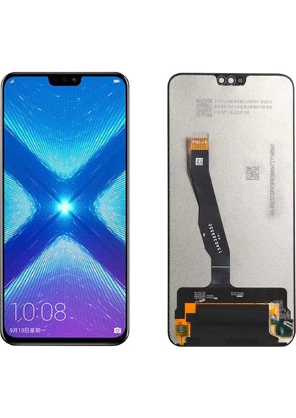 Honor X8 LCD Ekran Dokunmatik Çıtasız Siyah