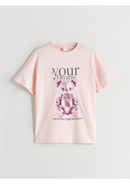 Bisiklet Yaka Kız Çocuk Şortlu Pijama Takımı (S5) fiyatları