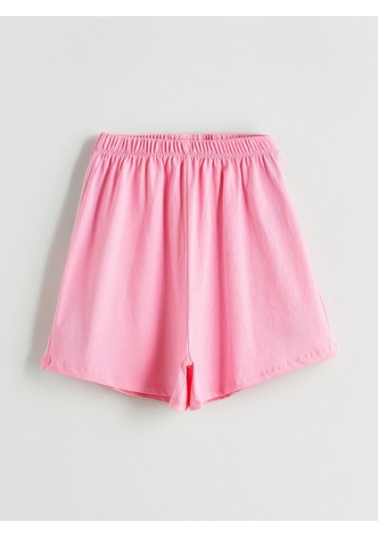 Bisiklet Yaka Kız Çocuk Şortlu Pijama Takımı (S5) indirimleri