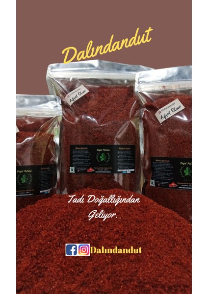 Yeni Mahsül Doğal İpek Pul Biber 500 gr ( Katkısız)