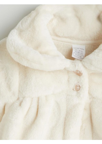 Bebe Yaka Kız Bebek Pelüş Mont (W5) modelleri