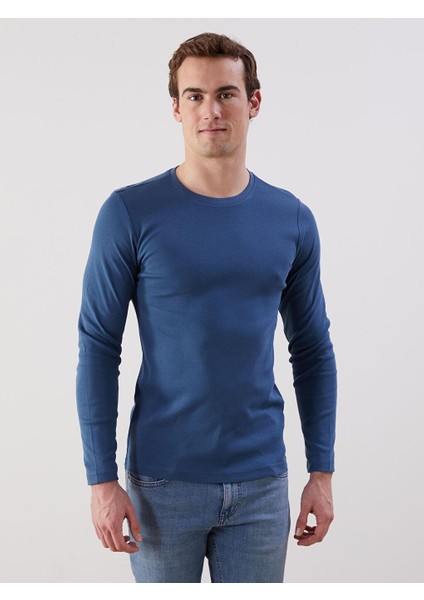 Bisiklet Yaka Erkek Sweatshirt (W5)