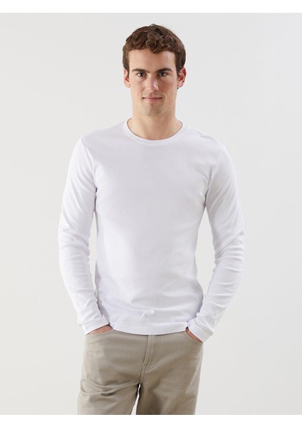 Bisiklet Yaka Erkek Sweatshirt (W5)