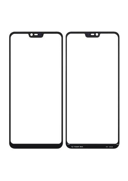 Xiaomi Mi 8 Ocalı Ön Cam Dokunmatik Lensi Siyah