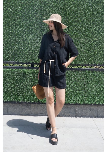 Keten Oversize Gömlek 70039 modelleri