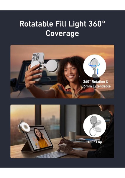 Telesın C03 Magnetic Selfie Light modelleri