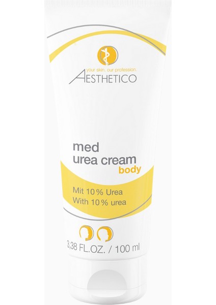 Aesthetıco Med Urea Cream, 10% Üre İçerikli Yoğun Nemlendirici Vücut Kremi