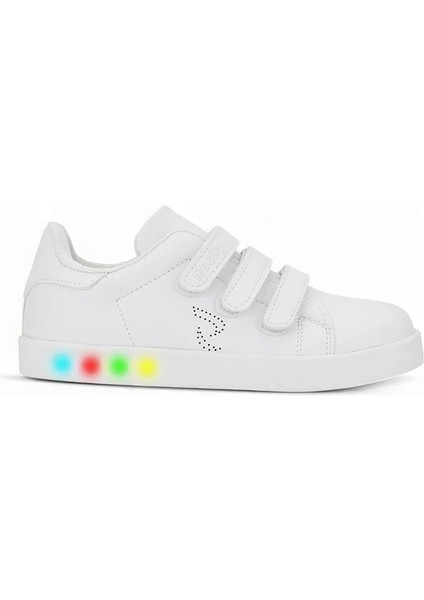 Simple Cırt Cırtlı Bağcıksız Rahat Günlük Kullanım Ortopedik Işıklı Spor Ayakkabı ve Sneaker