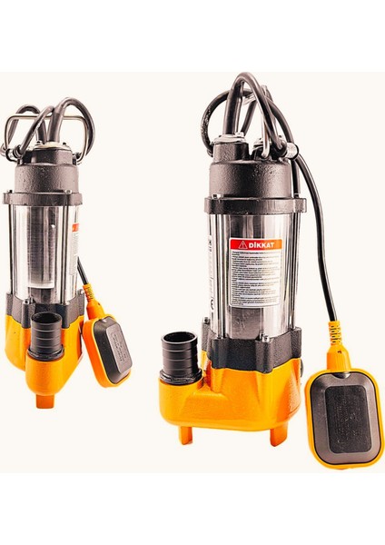 Profesyonel Alman Tasarımı 250W Bakır Sargılı Şamandıralı Paslanmaz Motor Şaftlı 1,5 Inch Drenaj Su Pompası V250 modelleri