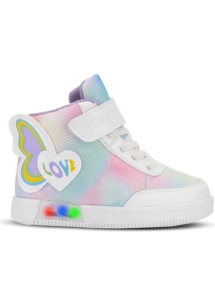 Love Ortopedik Kız Çocuk Işıklı Sneaker ve Günlük Spor Ayakkabı