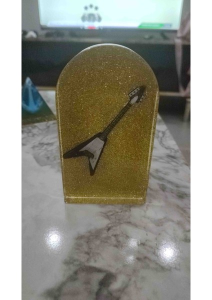Epoksi Gitar Masa Süsü