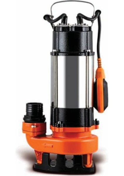 Profesyonel Alman Tasarımı 250W Bakır Sargılı Şamandıralı Paslanmaz Motor Şaftlı 1,5 Inch Drenaj Su Pompası V250