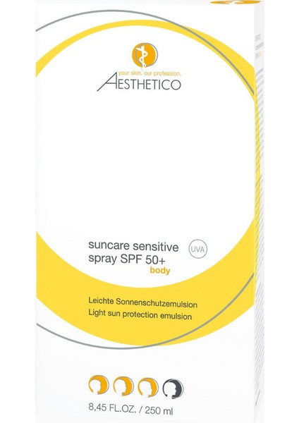 Aesthetıco Suncare Sensitive Spray Spf 50+, Hassas Ciltler Için Güneş Koruyucu fiyatları