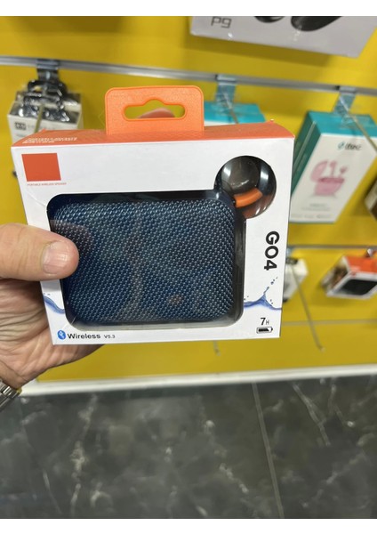 Go4 Bluetooth Hoparlör Mavi Ses Bombası 7 Saat Dinleme Süresi