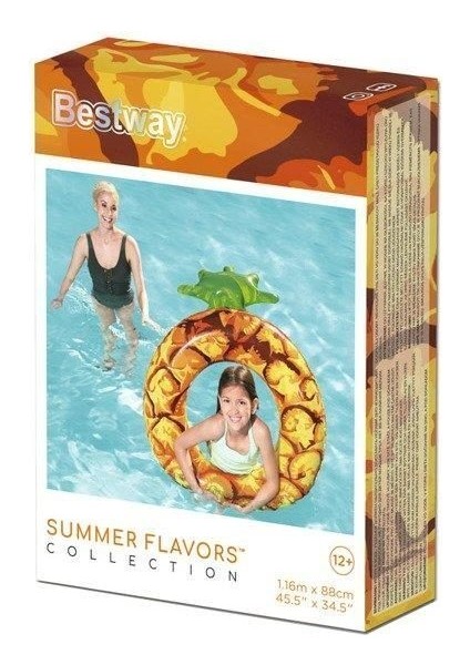 Renkli Ananas Desenli Deniz Simit Bestway - 36121 -Ananas (Lisinya) modelleri