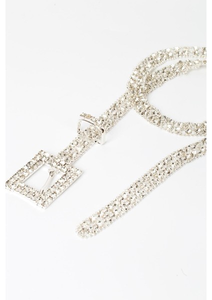 Kadın Gümüş Kaynak Elmas Taşlı Kemer Elastik.. fiyatları