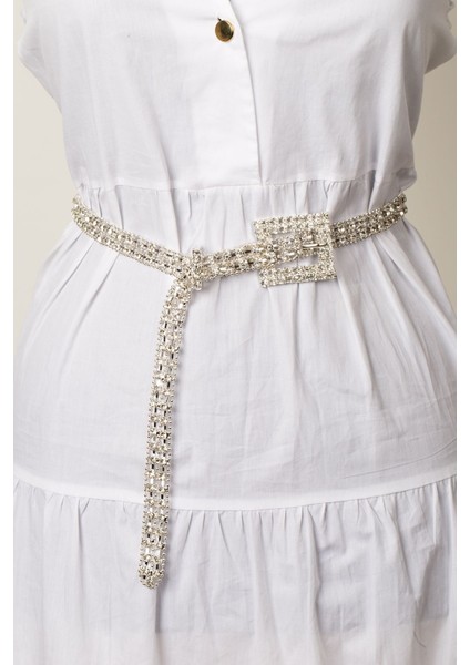 Kadın Gümüş Kaynak Elmas Taşlı Kemer Elastik.. modelleri