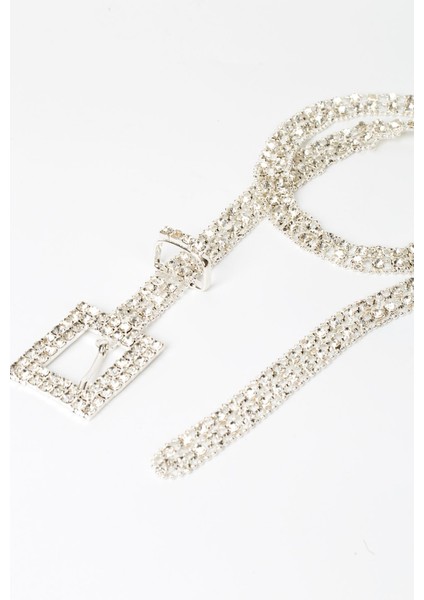 Kadın Gümüş Kaynak Elmas Taşlı Kemer Elastik.. fırsatları