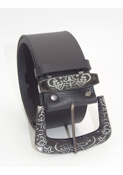 Metal Tokalı Geniş Kadın Kemeri, Gömlek, Elbise, Ceket Kemeri