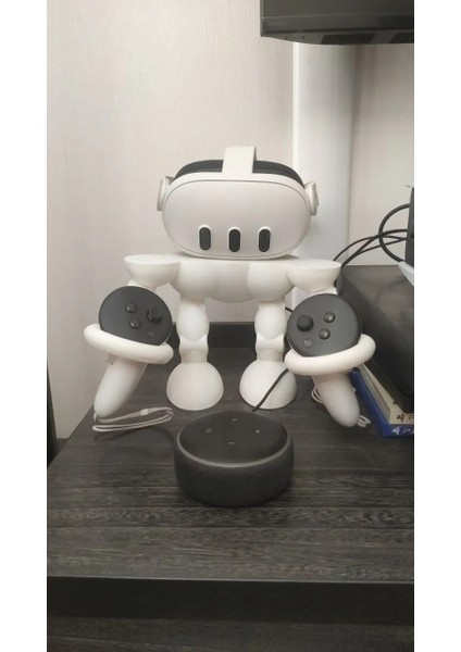 Meta Quest 3 / 3s ve Quest 2 Için Vr Standı Robot Figürü Oculus Meta Quest Vr Standı Vr Gözlük Stand fırsatları