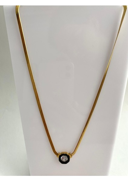 Serenay Çağla Italyan Zincir Gold Çelik Kolye fırsatları
