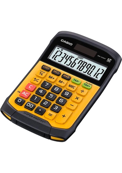 Splash-Proof 12 Haneli Masaüstü Hesap Makinesi / WM-320MT