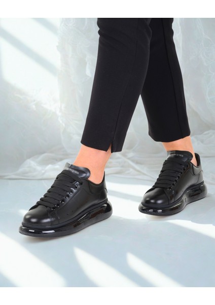 Hakiki Deri Şeffaf Unisex Ayakkabı Alexander Mcqueen İthal indirimleri