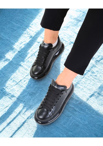 Hakiki Deri Şeffaf Unisex Ayakkabı Alexander Mcqueen İthal