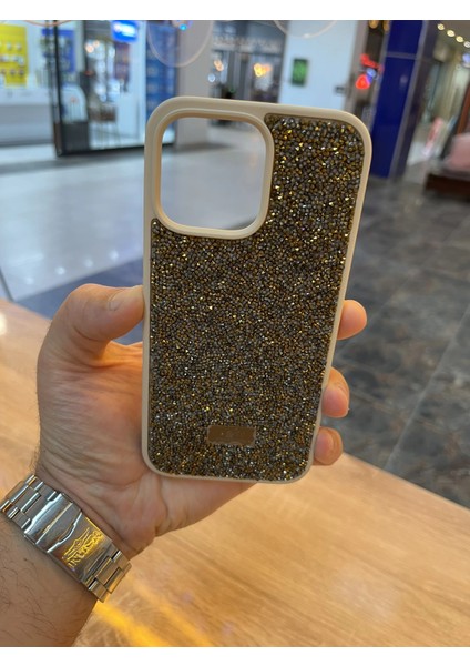 Iphone 16 Pro Max Taşlı Premium Kılıf