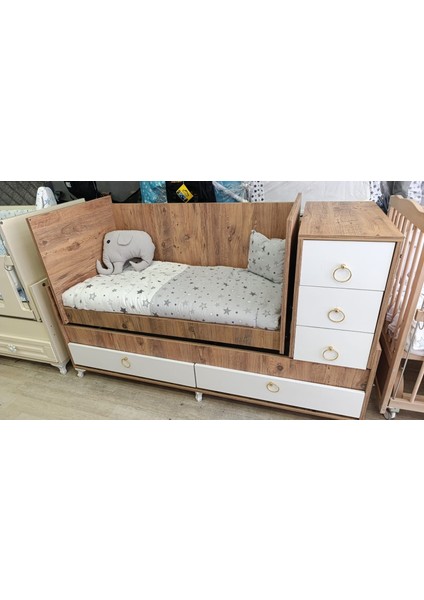 Oyun Parkı Bebek Uyku Seti 4 Parça Gri modelleri