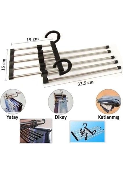 Magic Hanger 5in1 Pantolon Askısı (4887) modelleri