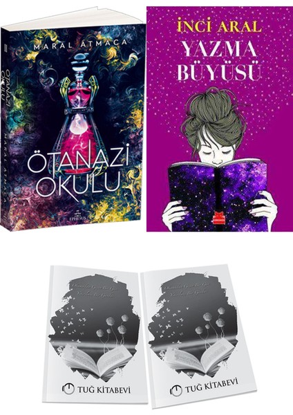 Yazma Büyüsü ve Ephesus Yayınları Ötanazi Okulu 2 Maral Atmaca 2li Set + Hediyeli