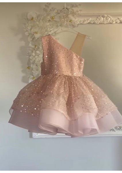 Serpme Boncuk Payet Işleme Tütü Anne Kız Abiye Elbise fiyatları