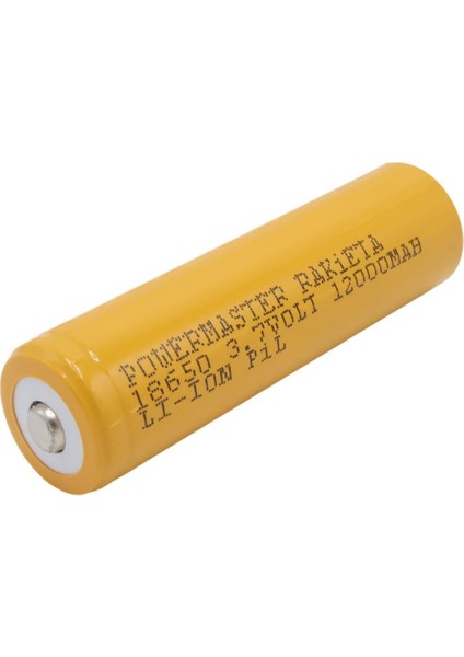 Powermaster 3.7 Volt 1200 Mah 18650 Başlıklı Şarj Edilebilir Tekli Pil fiyatları