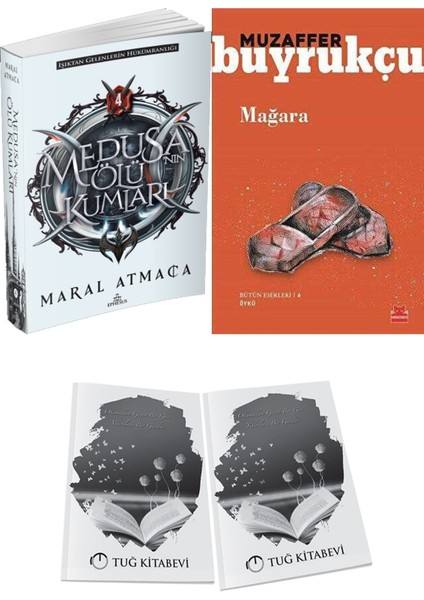 Mağara ve Ephesus Yayınları Medusanın Ölü Kumları 4 Maral Atmaca 2li Set + Hediyeli