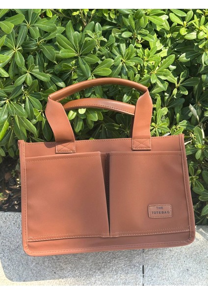 Çift Cepli Tote Model Kadın Kol Çantası