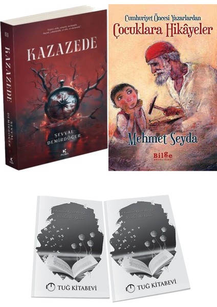 Cumhuriyet Öncesi Yazarlardan Çocuklara Hikayeler ve Pukka Yayınları Kazazede 3 Şevval Demirdöğer 2li Set + Hediyeli