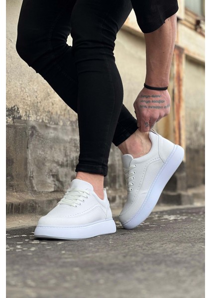 Beyaz Ortopedik Taban Erkek Casual Ayakkabı - 41 fiyatları