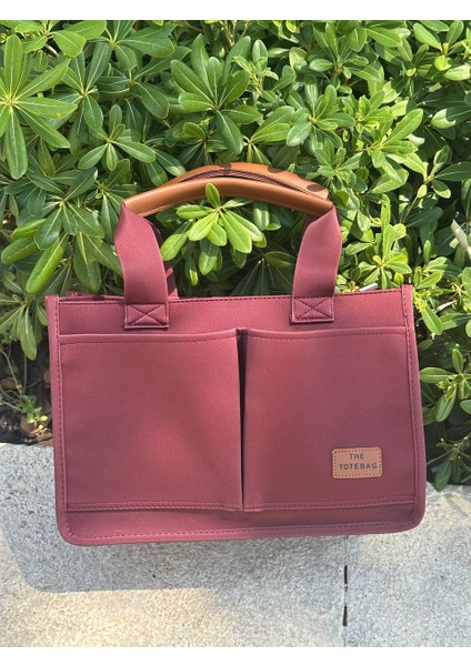Çift Cepli Tote Model Kadın Kol Çantası