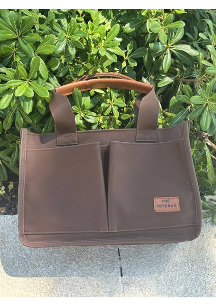 Çift Cepli Tote Model Kadın Kol Çantası