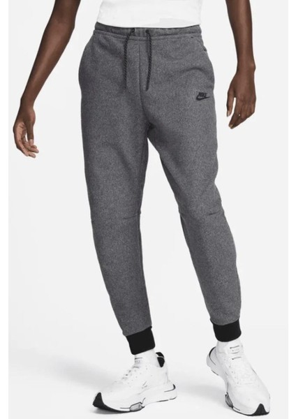 Sportswear Tech Fleece Winter Erkek Gri Kışlık Eşofman Altı modelleri