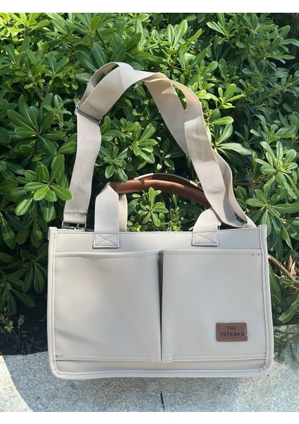 Çift Cepli Tote Model Kadın Kol Çantası