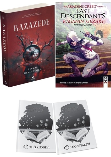 Assansin’s Creed Series Kağanın Mezarı ve Pukka Yayınları Kazazede 3 Şevval Demirdöğer 2li Set + Hediyeli