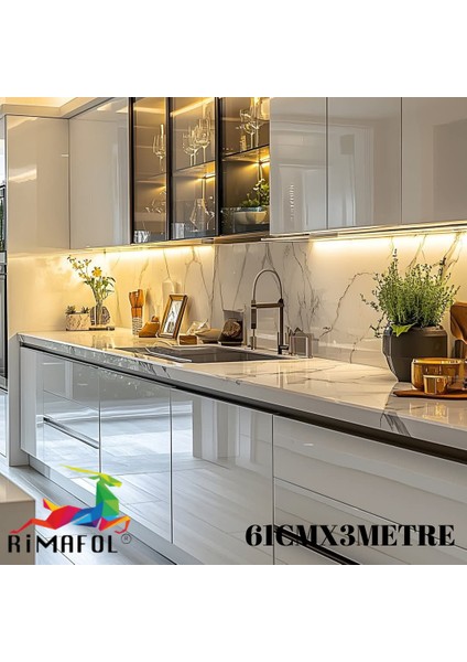 Açık Gri Dolap Kaplama Folyosu Kendinden Yapışkanlı 61CMX3METRE fiyatları