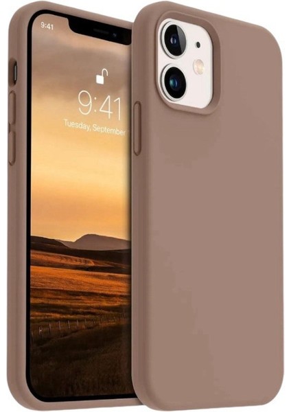 Apple Iphone 12 / 12 Pro Uyumlu Kılıf Yumuşak Silikon Içi Kadife Lansman Kapak .