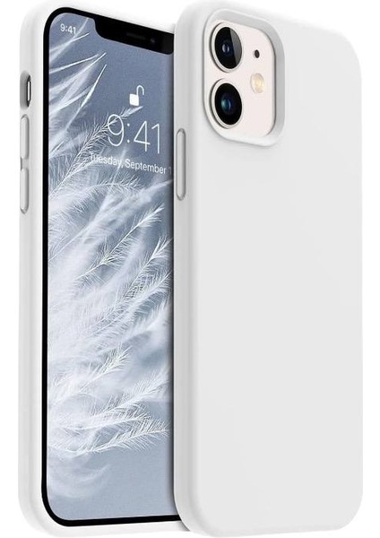 Apple Iphone 12 / 12 Pro Uyumlu Kılıf Yumuşak Silikon Içi Kadife Lansman Kapak .