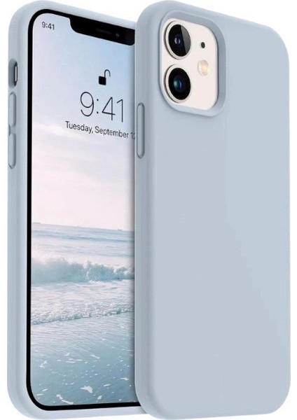 Apple Iphone 12 / 12 Pro Uyumlu Kılıf Yumuşak Silikon Içi Kadife Lansman Kapak .