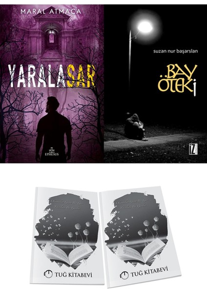 Bay Öteki ve Ephesus Yayınları Yaralasar 3 Maral Atmaca 2li Set + Hediyeli